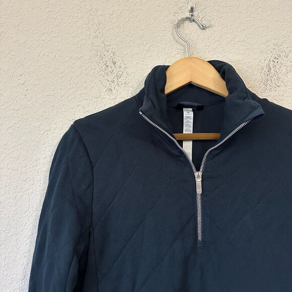 LULULEMON Forever Warm Pullover Quilted in Nocturnal Teal - Picture 3 of 9